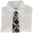 Poikien mustapunavalkoinen kravatti