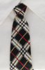 Poikien mustapunavalkoinen kravatti